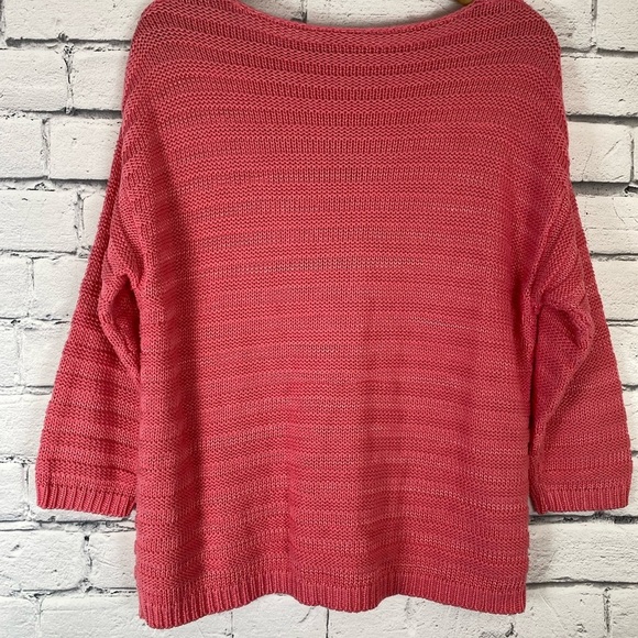 Chicos Pink Crewneck Sweater size Large - Picture 8 of 10
